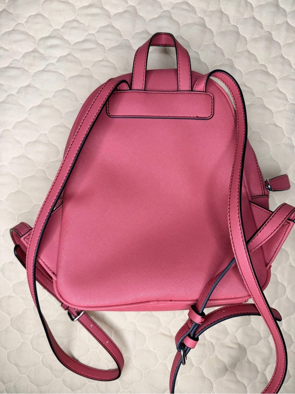 GUESS Pink Mini Logo Backpack - Picture 2 of 3